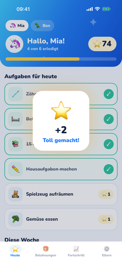 Sterne sammeln